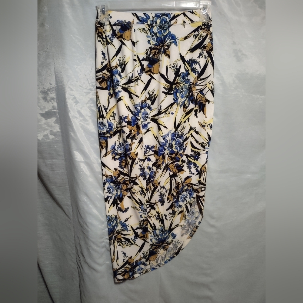 Vibrant G.I.L.I. Floral Hi-Low Skirt - XXS (New!)